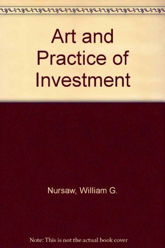 9780090669431: Art and Practice of Investment