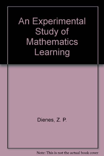 Stock image for An Experimental Study of Mathematics Learning for sale by Rain Dog Books