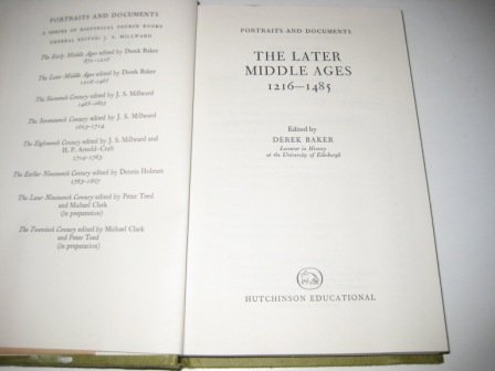 Beispielbild fr The Later Middle Ages 1216-1485 zum Verkauf von Better World Books