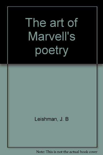 The art of Marvell's poetry (9780090876907) by Leishman, J. B.