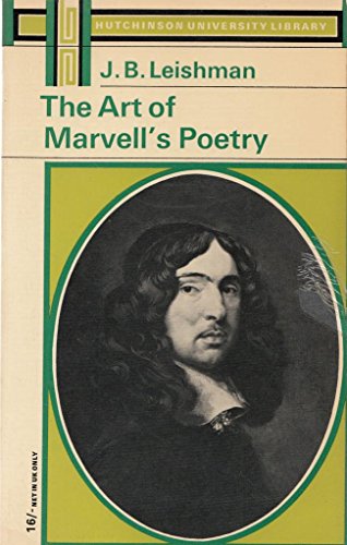 Imagen de archivo de Art of Marvell's Poetry (University Library) a la venta por WorldofBooks