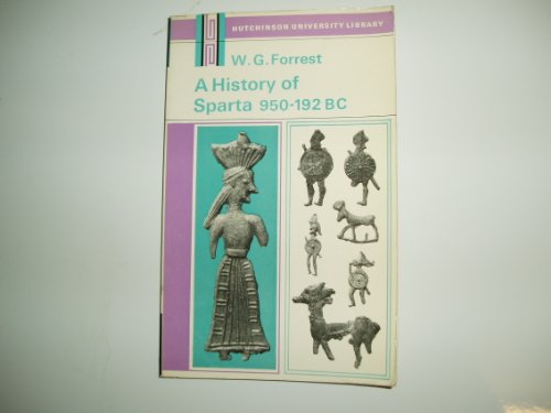 9780090878413: History of Sparta, 950 B.C.-192 B.C. (University Library)