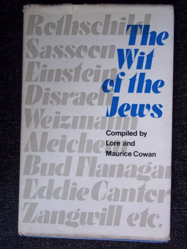 Imagen de archivo de Wit of the Jews a la venta por Langdon eTraders