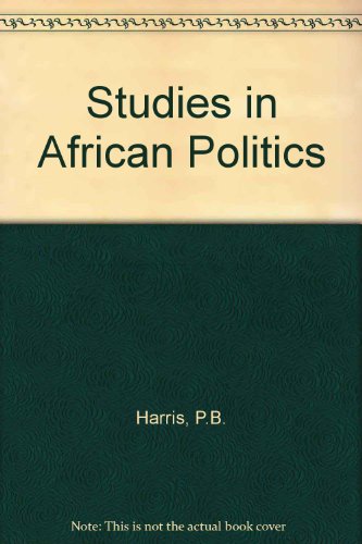 9780091016814: Studies in African Politics