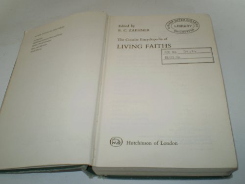 Beispielbild fr Concise Encyclopaedia of Living Faiths zum Verkauf von AwesomeBooks