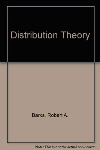 Stock image for Distribution Theory for sale by Sarah Zaluckyj