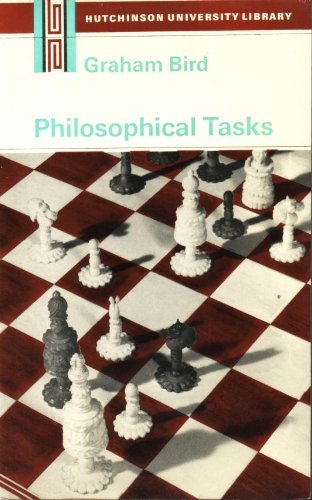 Imagen de archivo de Philosophical Tasks: An Introduction to some Aims and Methods in Recent Philosophy a la venta por G. & J. CHESTERS