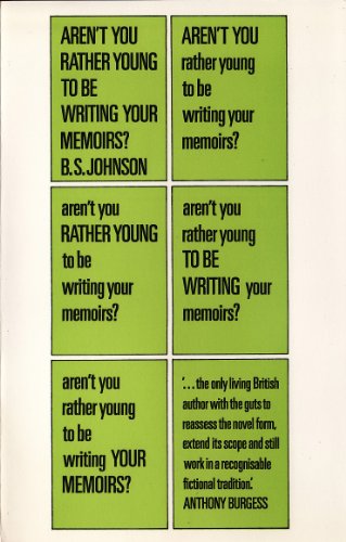 Stock image for AREN'T YOU RATHER YOUNG TO BE WRITING YOUR MEMOIRS? for sale by Nicola Wagner