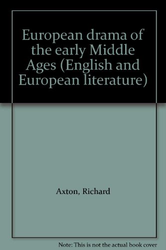9780091192501: European Drama of the Early Middle Ages