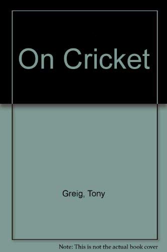 Stock image for On Cricket for sale by Harry Righton