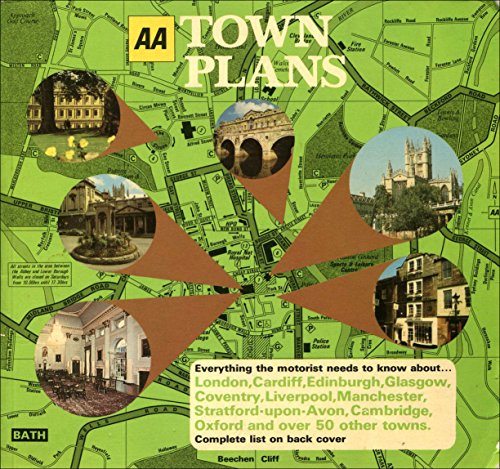 AA Town Plans : Over 60 Towns in United Kingdom Including London, Glasgow, Aberdeen, Blackpool, C...