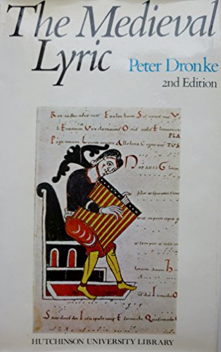 Beispielbild fr The Medieval Lyric zum Verkauf von Better World Books