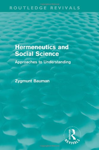 9780091325312: Hermeneutics and social science: Approaches to understanding