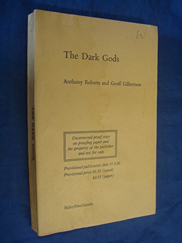 9780091387716: The Dark Gods