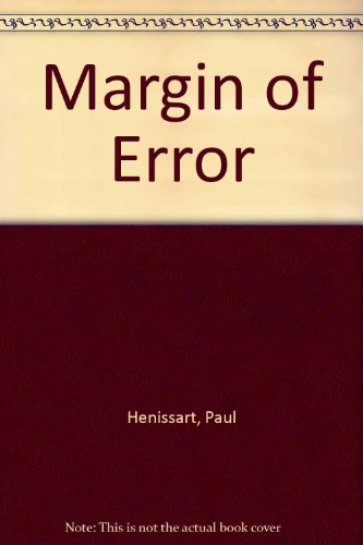 Stock image for Margin of Error for sale by Better World Books Ltd