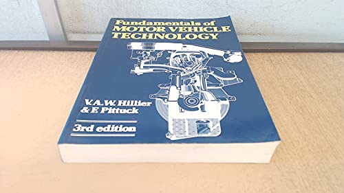 Beispielbild fr Fundamentals of Motor Vehicle Technology zum Verkauf von ThriftBooks-Atlanta