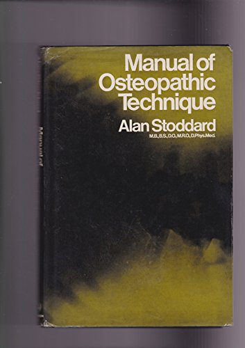 Stock image for Manual of Osteopathic Technique for sale by Better World Books