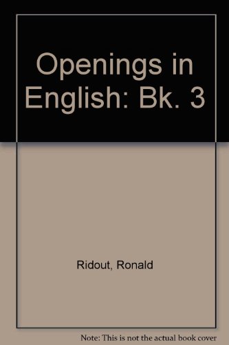 9780091467012: Openings in English: Bk. 3