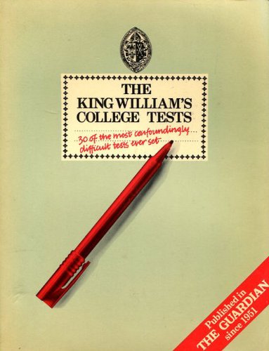 Stock image for The King William's College Tests for sale by WorldofBooks