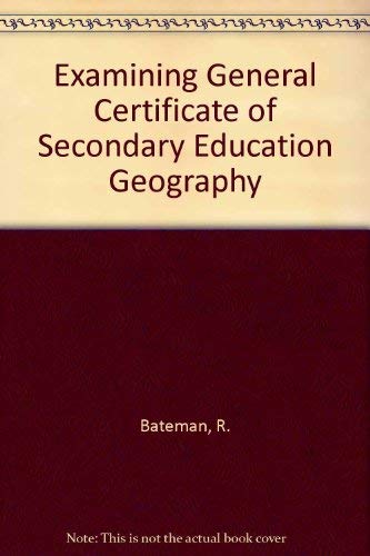 Stock image for Examining General Certificate of Secondary Education Geography for sale by Reuseabook