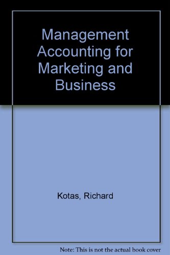 Imagen de archivo de Management Accounting for Marketing and Business a la venta por Better World Books Ltd