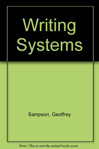 Beispielbild fr Writing Systems zum Verkauf von Books From California