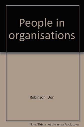 Stock image for People in organisations for sale by AwesomeBooks