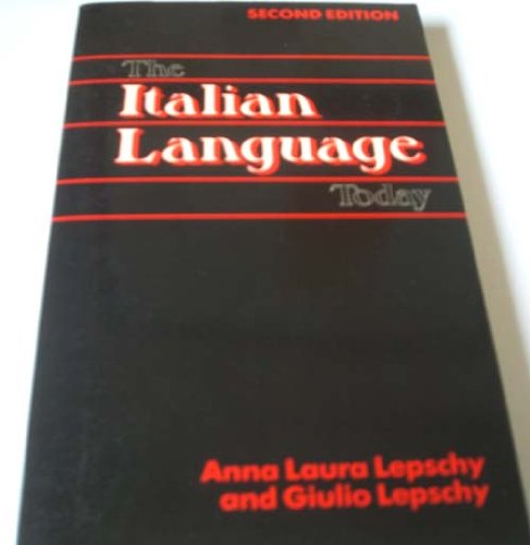 Imagen de archivo de The Italian Language Today a la venta por Hackenberg Booksellers ABAA