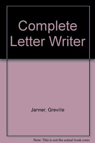 Stock image for JANNER'S COMPLETE LETTER for sale by MusicMagpie