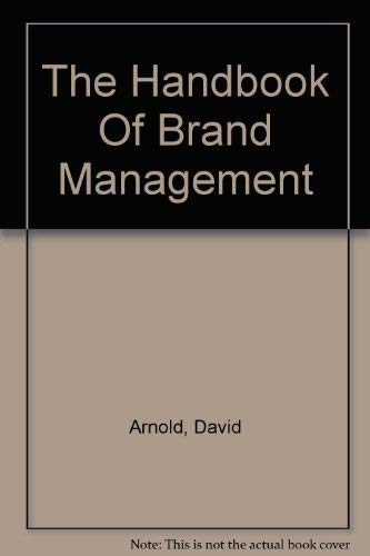 Stock image for The Handbook of Brand Management for sale by Anybook.com