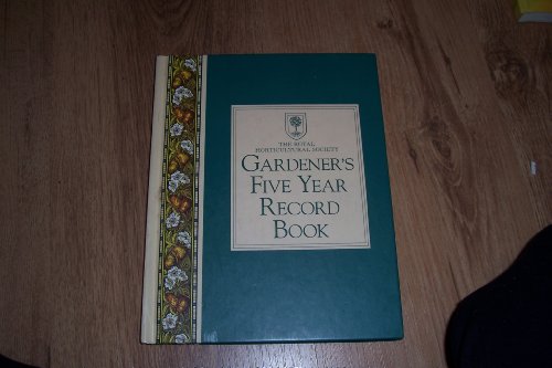 Imagen de archivo de The Royal Horticultural Society Gardener's Five Year Record Book a la venta por WorldofBooks