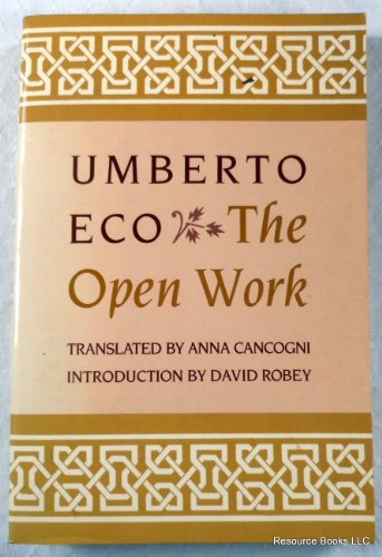 9780091758967: The Open Work (Radius Books)