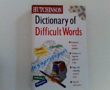 Beispielbild fr The Hutchinson Dictionary of Difficult Words zum Verkauf von WorldofBooks