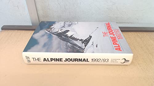 9780091774226: The Alpine Journal 1992-93