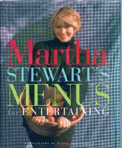 Imagen de archivo de Martha Stewart's Menus for Entertaining a la venta por WorldofBooks