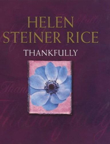 Thankfully (9780091793593) by Helen Steiner Rice