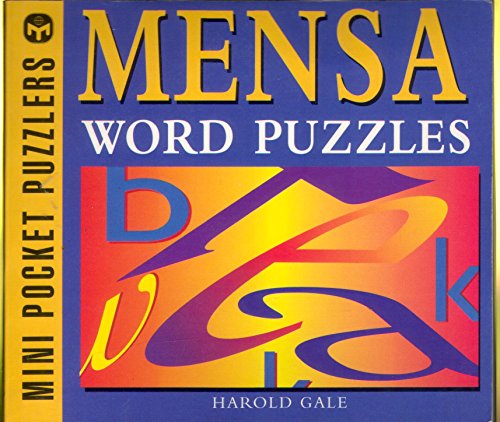 Imagen de archivo de Word Pocket Puzzles (Mini Mensa Mindbenders S.) a la venta por AwesomeBooks