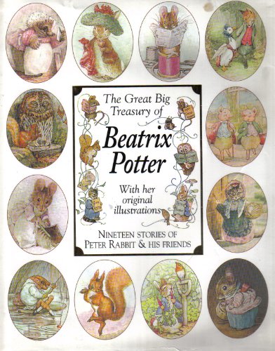 Imagen de archivo de THE GREAT BIG TREASURY OF BEATRIX POTTER. a la venta por WorldofBooks