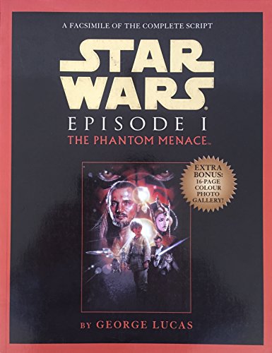 Beispielbild fr Facsimile Edition Script Book ("Star Wars Episode One") zum Verkauf von WorldofBooks