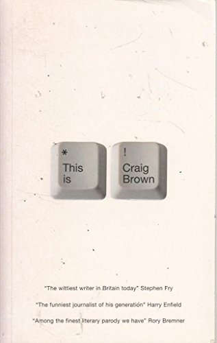 Stock image for This is Craig Brown for sale by AwesomeBooks