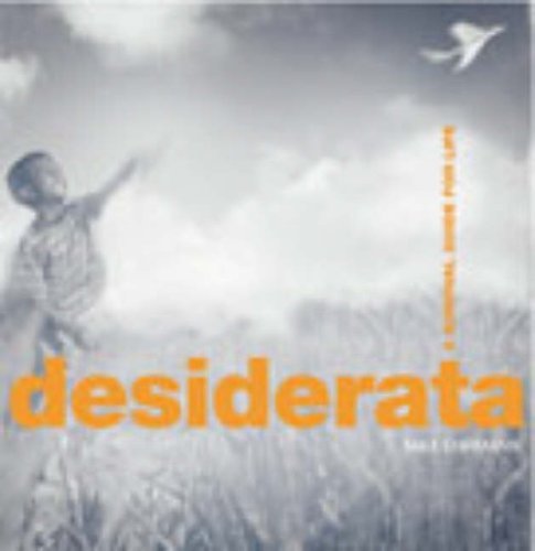Stock image for Desiderata: A survival guide for life for sale by WorldofBooks