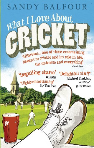9780091927325: What I Love About Cricket: One Man's Vain Attempt to Explain Cricket to a Teenager who Couldn't Give a Toss