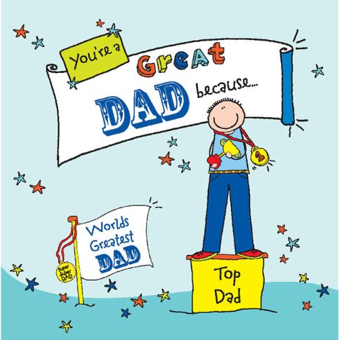 Stock image for You're a Great Dad Because. . . (Suga-Lumps Giftbook) for sale by Goldstone Books
