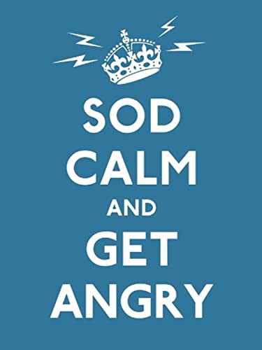Beispielbild fr Sod Calm and Get Angry: resigned advice for hard times (Gift Book) zum Verkauf von AwesomeBooks