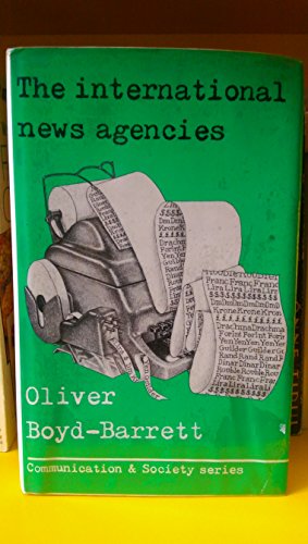 9780094634008: International News Agencies (Communication and society)