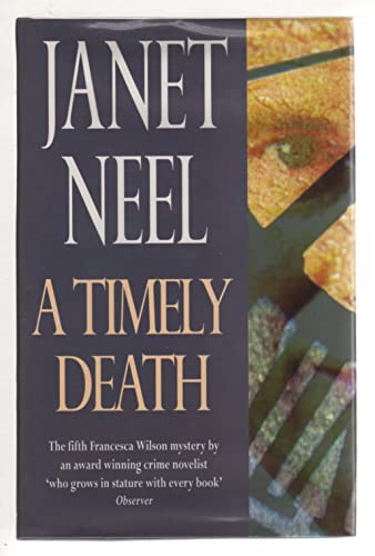 Imagen de archivo de A Timely Death (Fiction - crime & suspense) a la venta por WorldofBooks