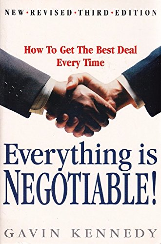 Beispielbild fr Everything Is Negotiable zum Verkauf von WorldofBooks