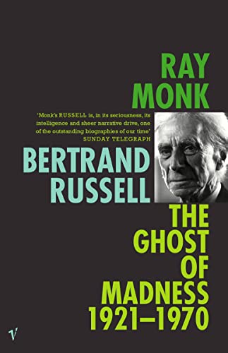 Beispielbild fr Bertrand Russell: The Ghost of Madness 1921-1970 zum Verkauf von gearbooks