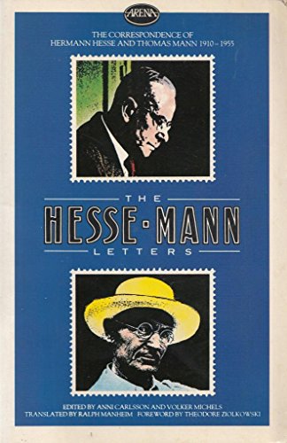 9780099381808: Hesse/Mann Letters: Correspondence, 1910-55 (Arena Books)