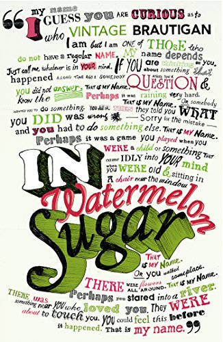 Imagen de archivo de In Watermelon Sugar a la venta por Blackwell's